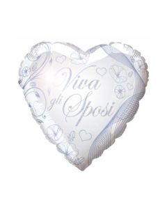 PALLONCINO MATRIMONIO W GLI SPOSI PZ.10