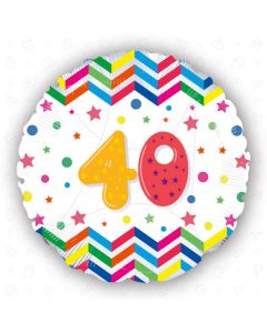 PALLONCINO 40° COMPLEANNO PZ.1