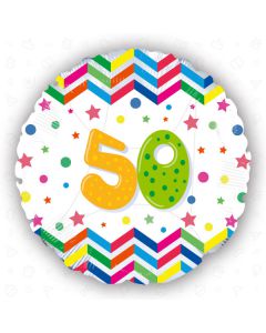 PALLONCINO 50° COMPLEANNO PZ.1