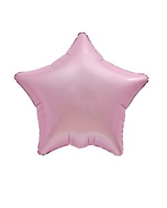 Palloncino Stella Rosa Satinato Pz.1