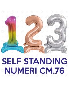Palloncini self standing numero cm.76