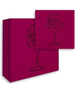 Tovagliolo Wine Not Bordeaux Pz.50
