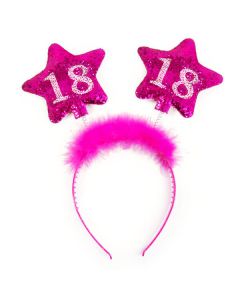 Cerchietto Stelle Fuxia 18 Anni Pz.1