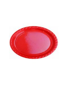 PIATTO OVALE ROSSO DELUXE PZ.5