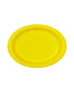 PIATTO OVALE GIALLO DELUXE PZ.5