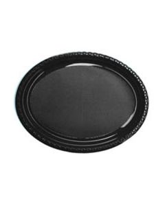 PIATTO OVALE NERO DELUXE PZ.5