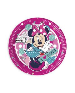Piatti minnie dots pz.8