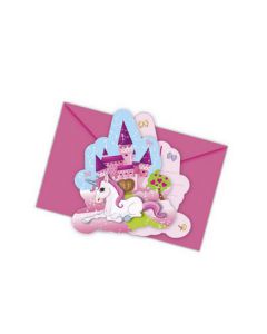 INVITI UNICORNO CASTELLO PZ.6
