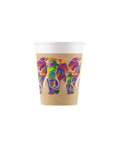 Bicchieri Elefante Compostabile Pz.8 200ml - Compostabile