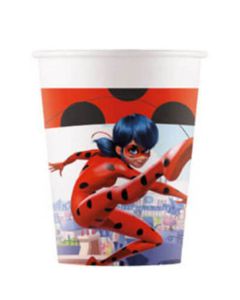 Bicchieri miraculous ladybug pz.8