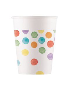 Bicchieri Multicolor Dots Pz.8