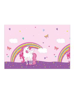 Tovaglia unicorno arcobaleno pz.1