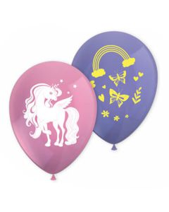 Palloncini Unicorno Arcobaleno Pz.8