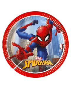 Piattini Spiderman Crime Fighter Pz.8