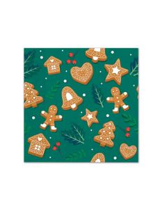 Tovaglioli Xmas Cinnamon Biscuits Pz.20