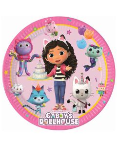 Piattini Gabby's Dollhouse 20cm Pz.8
