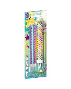 FONTANA COMPLEANNO CON CANDELINE PZ.1