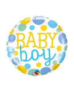 PALLONCINO BABY BOY DOTS PZ.1