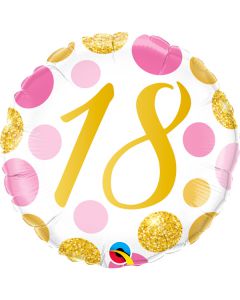 PALLONCINO 18° COMPLEANNO DOTS PZ.1