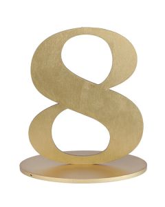 Decorazione Tavola Oro 8 Pz.1