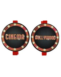 Decorazione Bicchieri Hollywood Pz.6