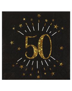 Tovaglioli 50 Anni Pz.10