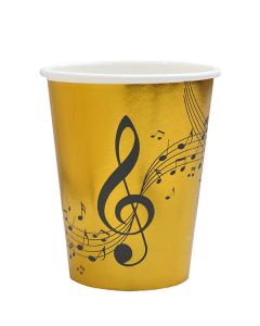 Bicchieri Musica Oro Pz.10