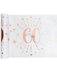 Runner Tavola 60 Anni Rose Gold Pz.1