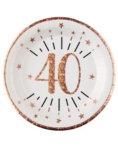 Piatti 40 Anni Rose Gold Pz.10