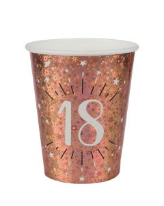 Bicchieri 18 Anni Rose Gold Pz.10