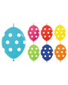 PALLONCINI DOTS LINK-O-LOON(12") PZ.100