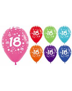 PALLONCINO 18 ANNI STARS (12") PZ.100