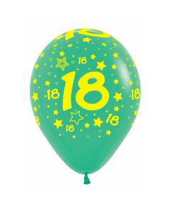 PALLONCINO 18 ANNI STARS (12") PZ.100
