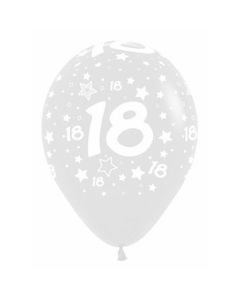 PALLONCINO 18 ANNI STARS (12") PZ.50