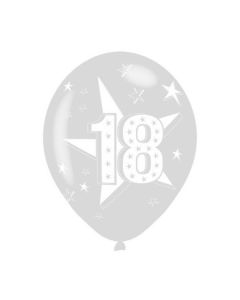 PALLONCINO 18 ANNI STELLE (12") PZ.100