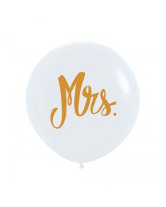 Palloncino Mrs Bianco (005) 24" Pz.3