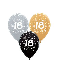 Palloncino 18 Anni Stars