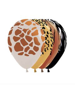 Palloncino Animali (5") Pz.50 Colore Standard E Metallizzato  Assortito Cm.15