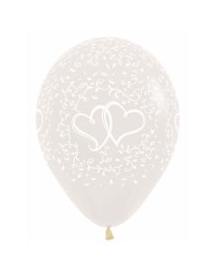 PALLONCINO CUORE E FILIGREE 12" PZ.100