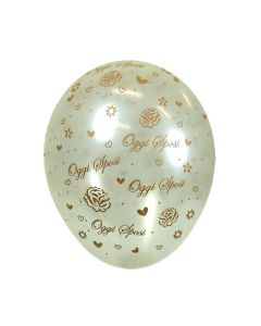 PALLONCINO OGGI SPOSI ROSES 12" PZ.100