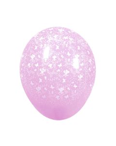 PALLONCINO FARFALLE E FIORI 12" PZ.100