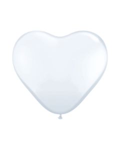 PALLONCINO CUORE TRASP.(390) 6" PZ.100