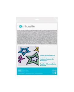 Carta Adesiva Glitter 8 fogli