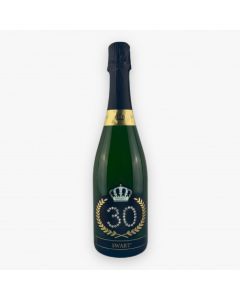 Bottiglia Personalizzata con Cristalli 30 Anni Pz.1