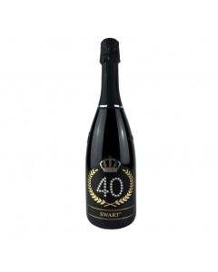 Bottiglia Personalizzata con Cristalli 40 Anni Pz.1